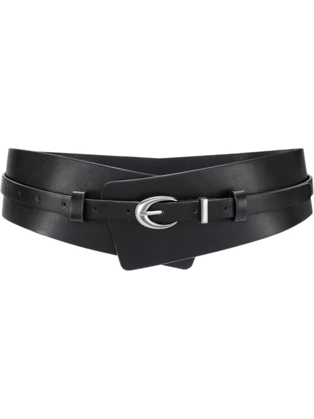Stylish Women's Wide Leather Belt & Skinny Waistband - Versatile Dress Accessory